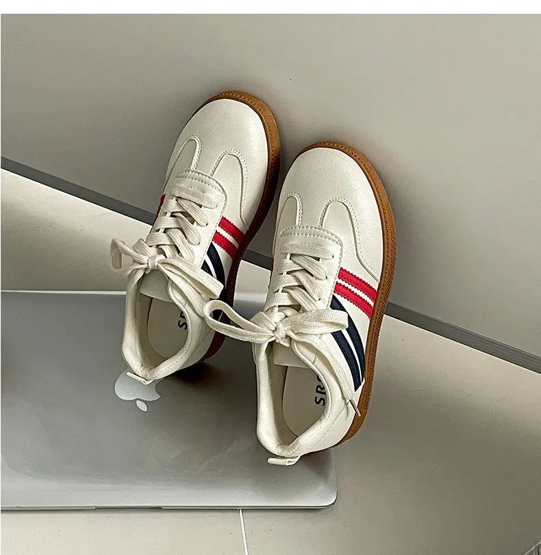 Retro Design Low Top Thick Soled Casual Sports Shoes