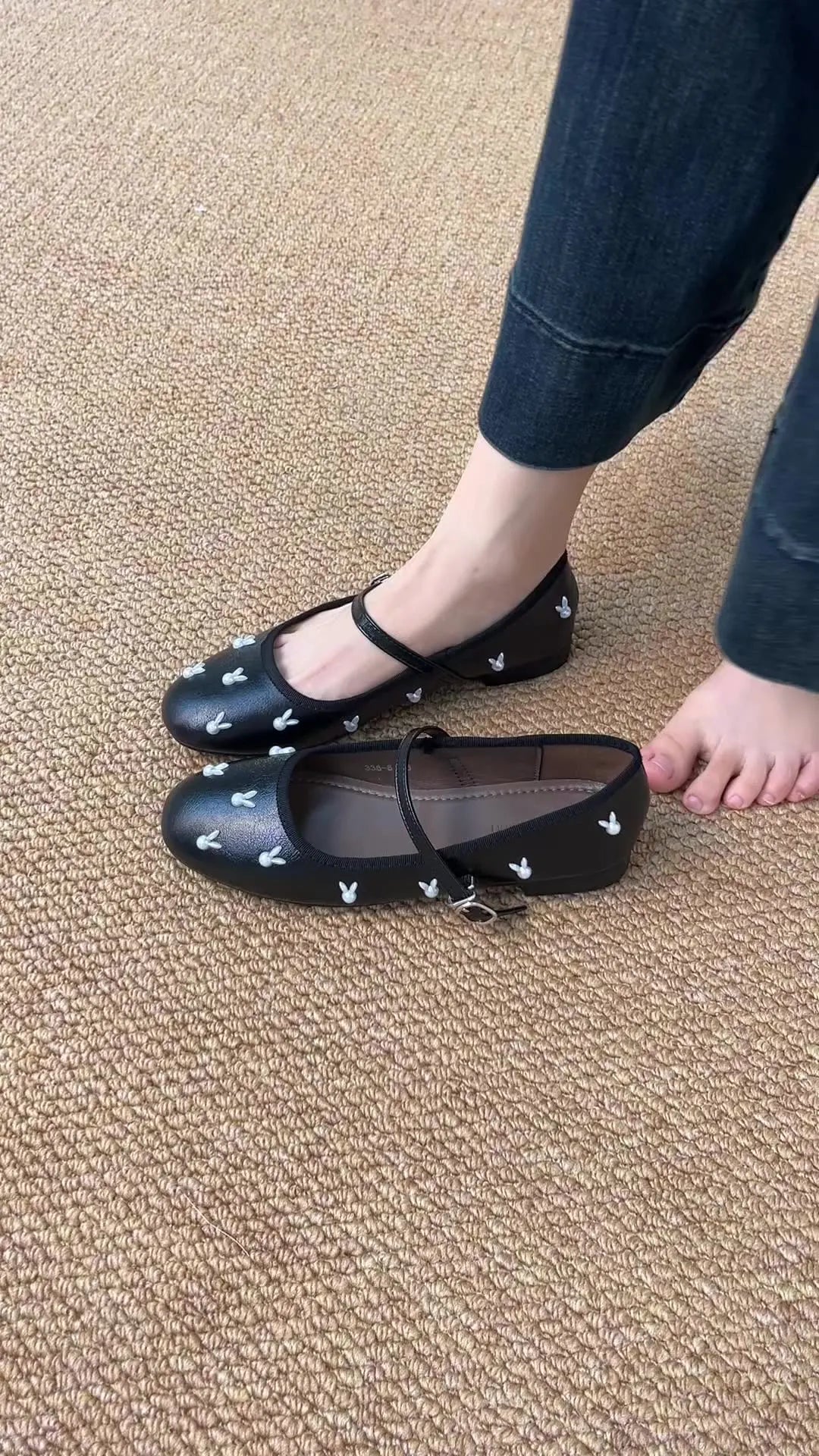Leather Shoes Soft All-Match Shallow Mouth Modis Casual Sneakers Flats Round Toe Genuine Leather Dress Mary