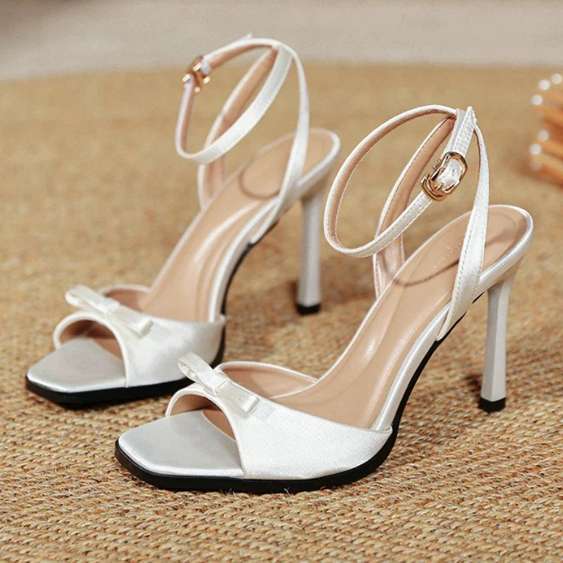 Elegant High Heels Ankle Strap Fish Mouth Sandals