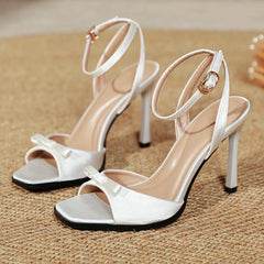 Elegant High Heels Ankle Strap Fish Mouth Sandals