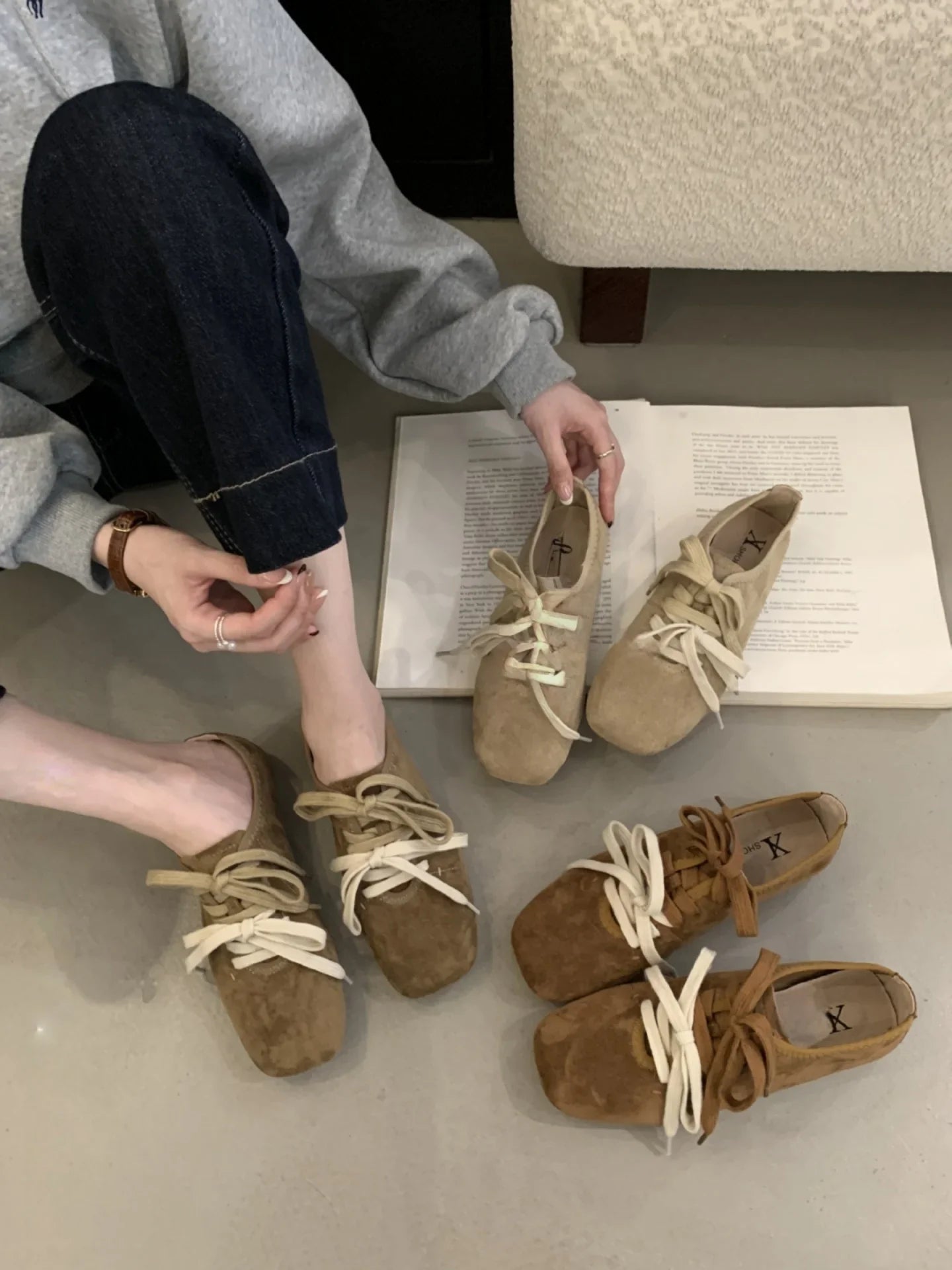 Original Design Training Shoes Flats Student Style Comfortable Soft Sports Shoes Casual Matching Sneakers