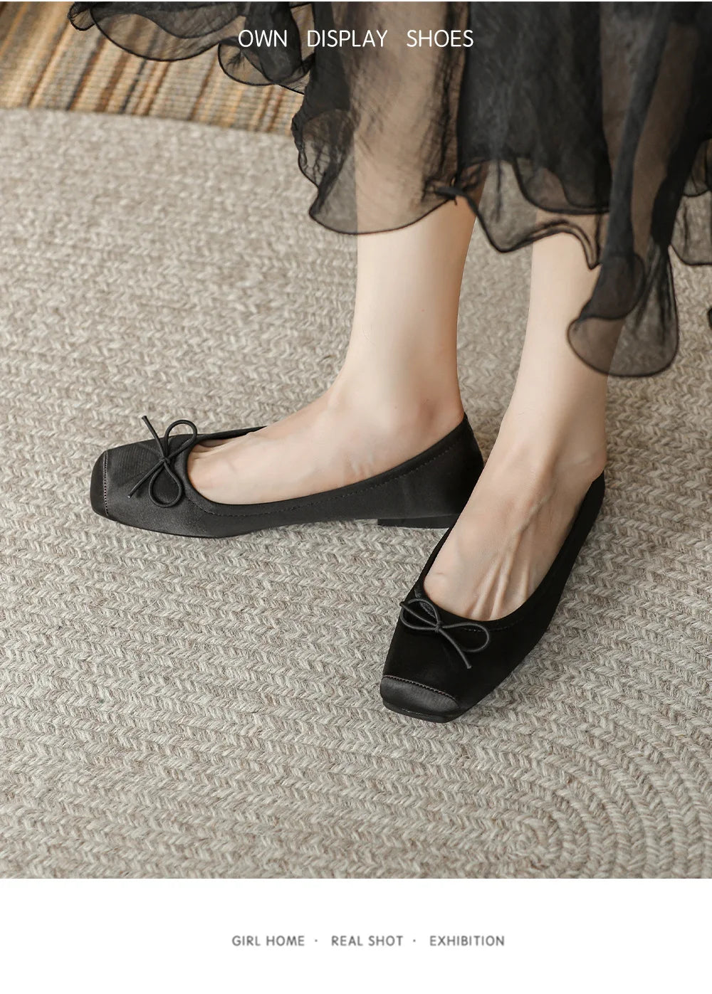 Deliate Bowtie Silk Ballerinas Woman Traf Pig Square Toe Flats Shallow Slip On Moccasins Femme Brides Wedding Shoes Pink Ballets