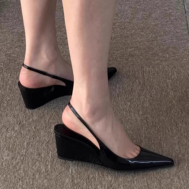 Sandals Pointed Toe High Heels Shoes Slippers Brand Party Mujer Slides