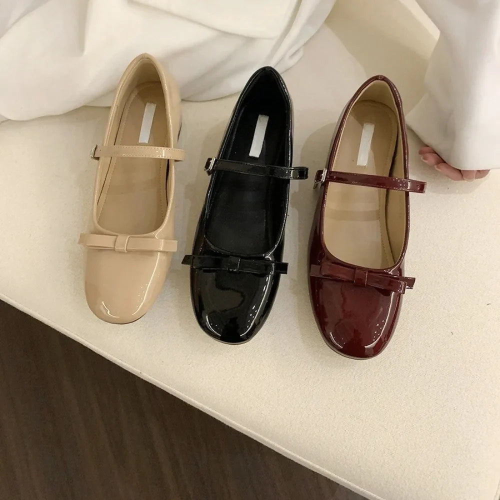 Shoes Increased Internal Beige Heeled Sandals Woman's Slippers Black Retro Mary Janes Increased Internal Shoes Beige