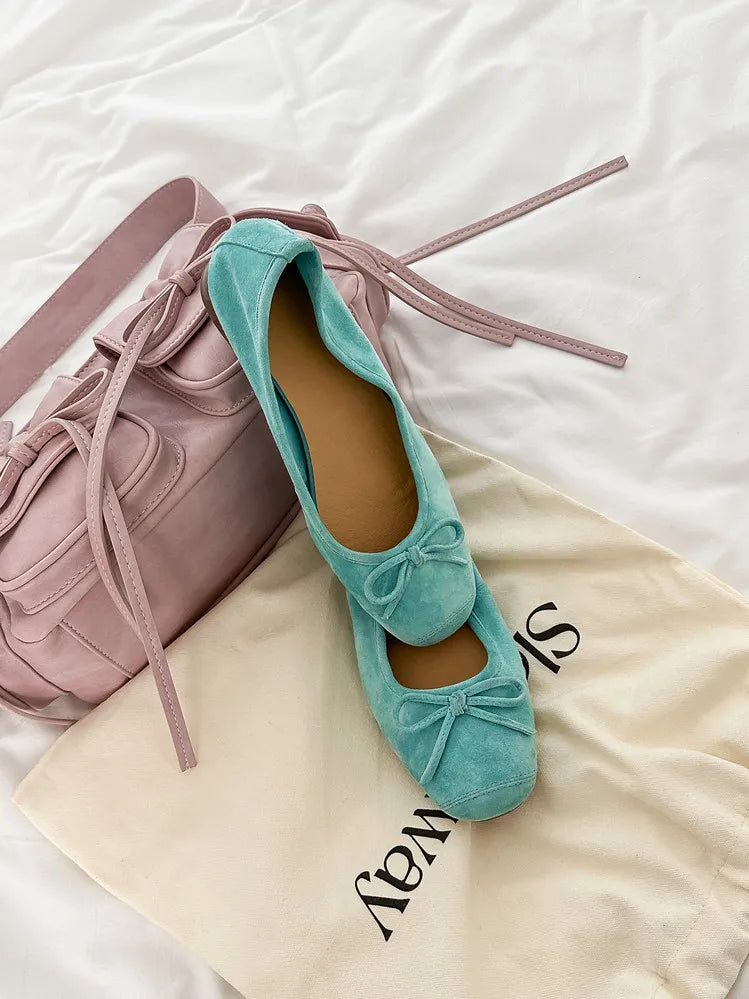 and ballet flat shoes work professional leather single shoes shoes ladies