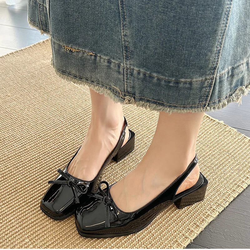 Cover Toe Causal Street Style Dress Singbacks Mules Shoes Zapatos De Mujer