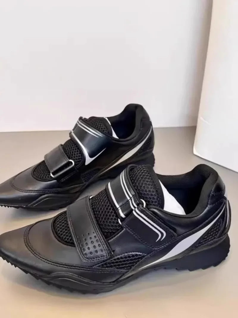 Sneaker Pointed Toe Outdoor Sport Comfortable Casual Catwalk Model Flat Shoes Zapatillas Mujer