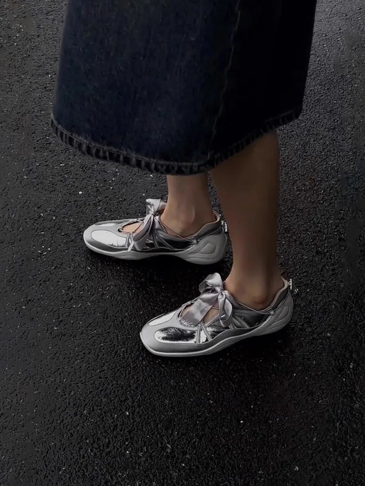 Sport Sneakers Ballet Shoes Flats Sandals Woman Casual Loafers Shoes Trend Running Walking Zapatillas Mujer