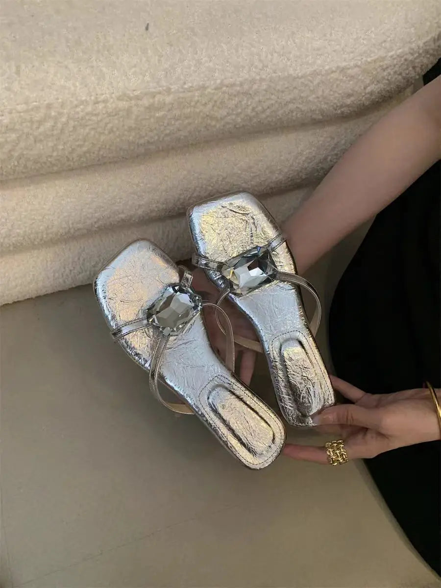 Flip Flop Open Toe Flats Slippers Shoes Comfort Soft Sole Beach Vacation Slides