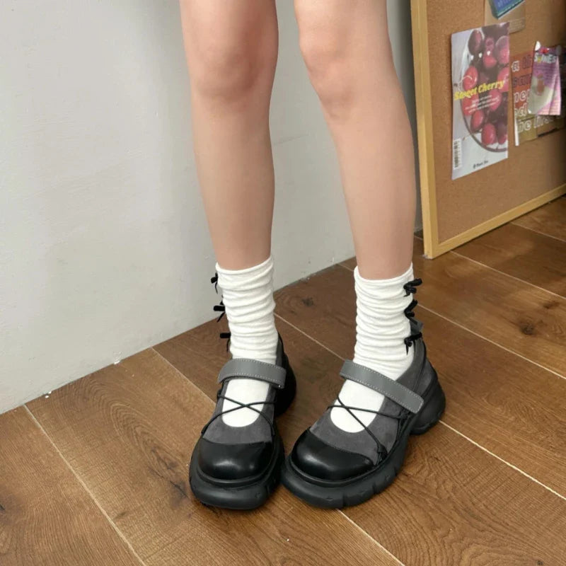 Shallow Sport Mary Jane Shoes Concise Outdoor Pumps 2026 Thick Bottom Shoes
