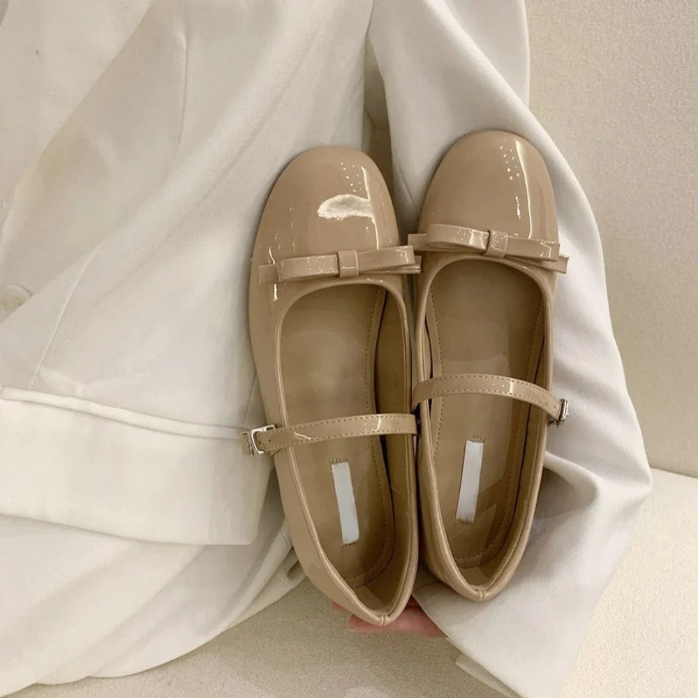 Shoes Increased Internal Beige Heeled Sandals Woman's Slippers Black Retro Mary Janes Increased Internal Shoes Beige