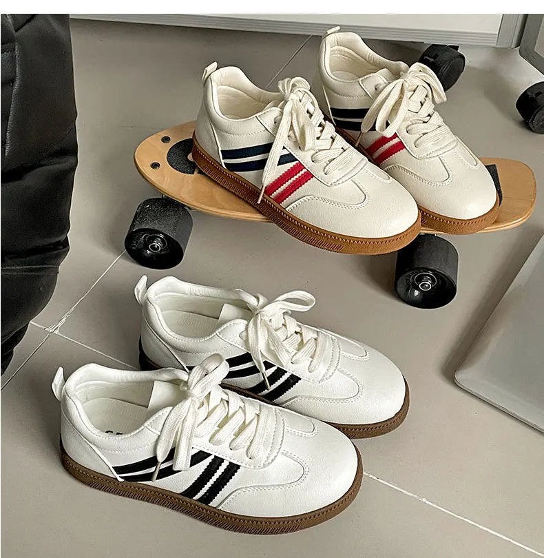 Retro Design Low Top Thick Soled Casual Sports Shoes
