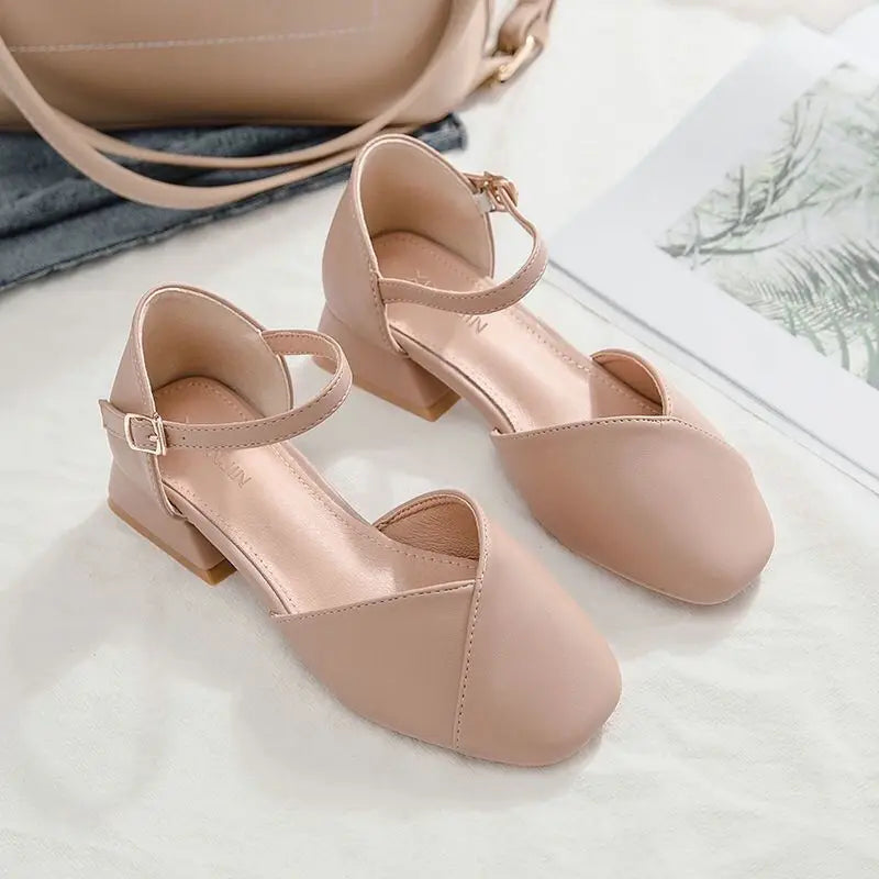Shoes Pearl Square Heels