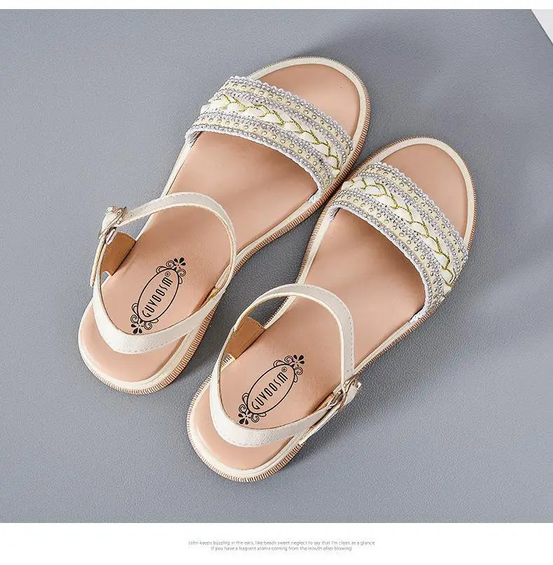Size 31 32 33 Wedge Sandals Open Toe Shoes Large Size 41-44 Platform Open Toe Shoes