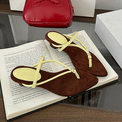 Flip flops Heeled Sandals Pumps Pointed Toe Low Heel Slides Slippers Shoes