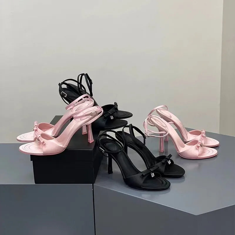 Thin High Heels Open Toe Zipper Dancing Shoes Ballroom Dance Shoes