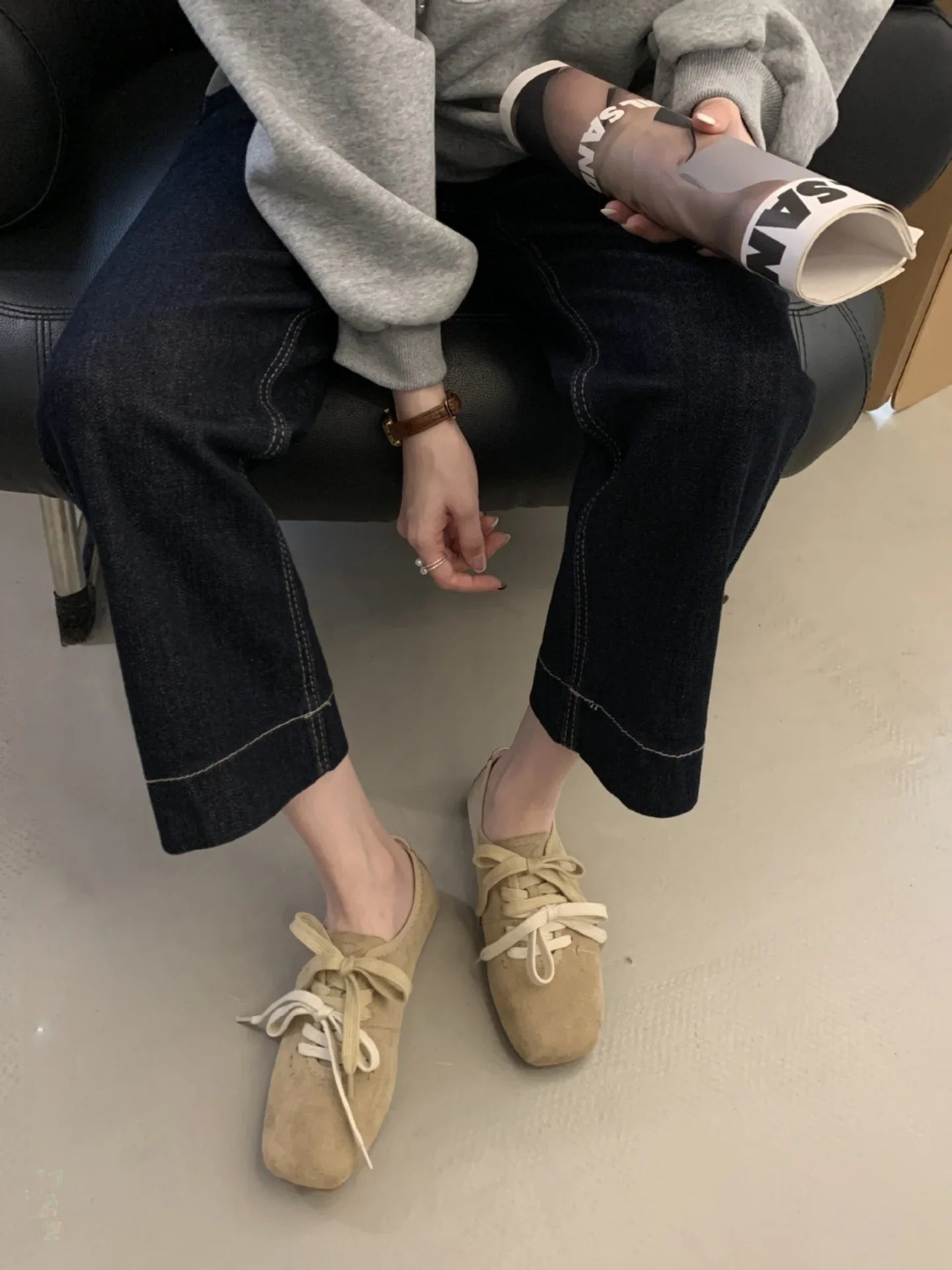 Original Design Training Shoes Flats Student Style Comfortable Soft Sports Shoes Casual Matching Sneakers