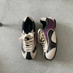Tennis Lace-Up Hike Shoes Sneakers Cross-tied Comfort Casual Flats Shoes Woman High Quality Sport Shoes Sneakers