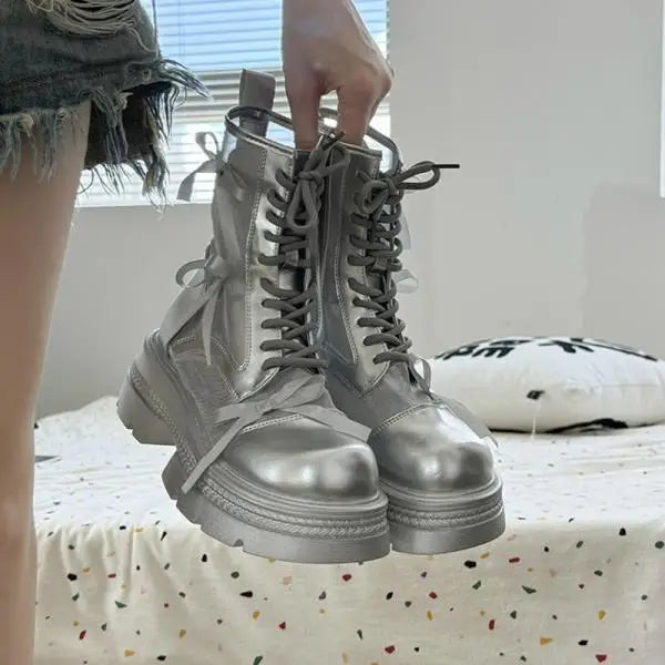 Sandals Boots Rock Shoes Boots-Lolita Ankle Boots