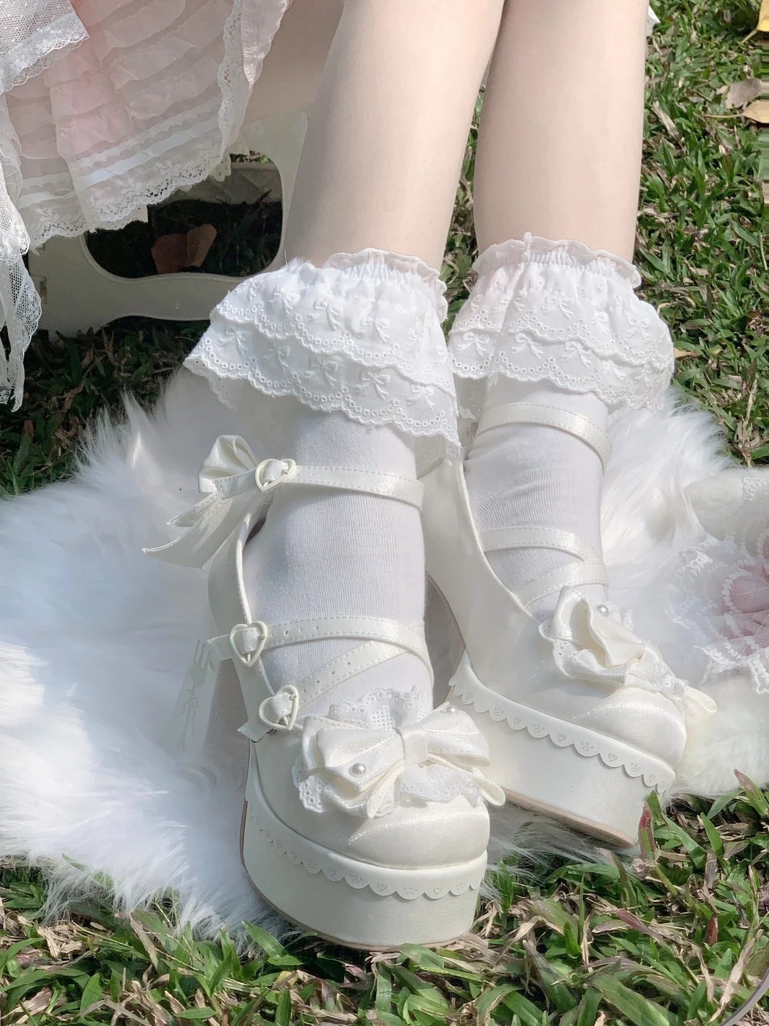 Lovely Girls Lolita High Heels Platform Shoes