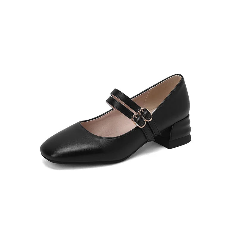 Shoes Casual Sneakers Heels Flats Square Toe Comfortable On Heels Big Size Fall Dress Leisure Lace-