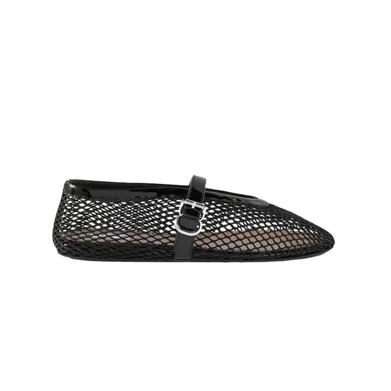 Hollow Out Flat Mary Jane Shoes Comfort Soft Sole Slip On Outdoors Party