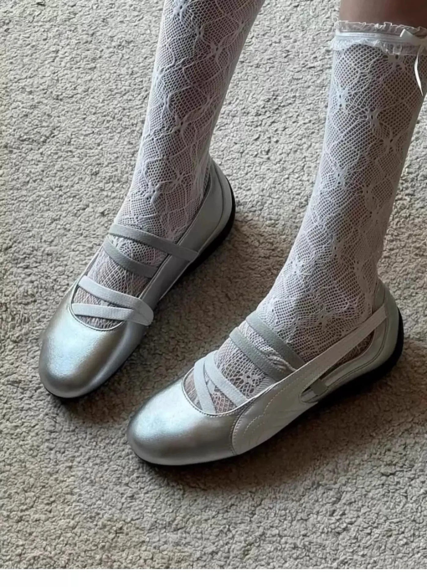 Retro multi-color sports shoes