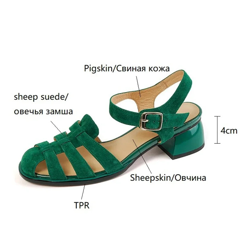Sheep Suede Leather Shoes