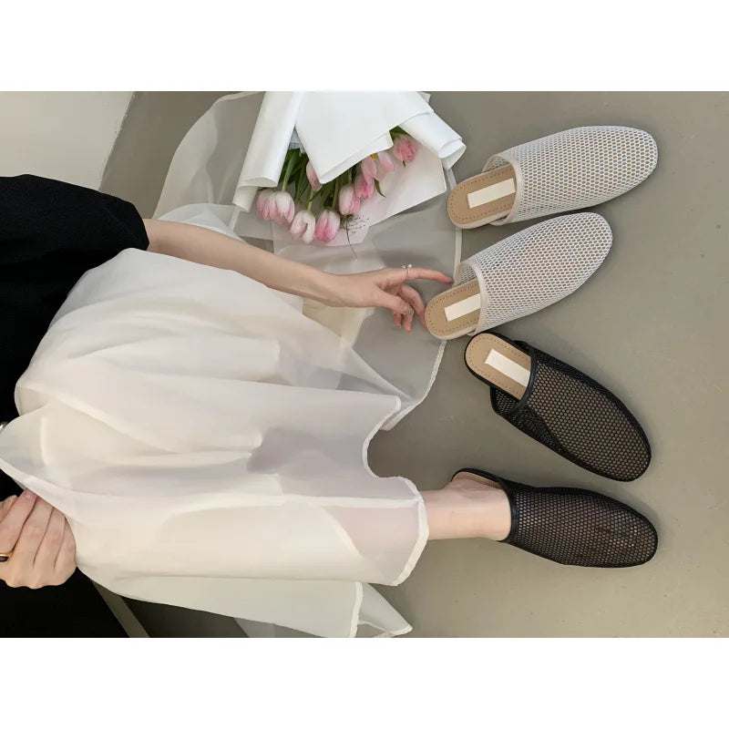 Rubber Slippers Fretwork Heels Slides Low Clogs Woman Flat Soft Beach Fabric Rome Hoof Cotton Rubber Sl