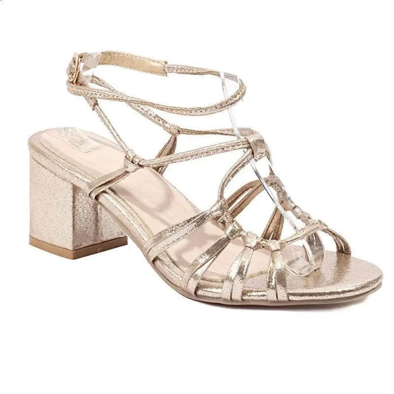 Womens Shoes Breathable Large Size Beige Heeled Sandals Comfort Big Black Girls Low High Back Str