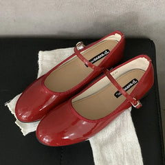 Footwear Shallow Flats With Shoes Round Toe Buckle Strap Flats Mary Janes Lolita Shoes