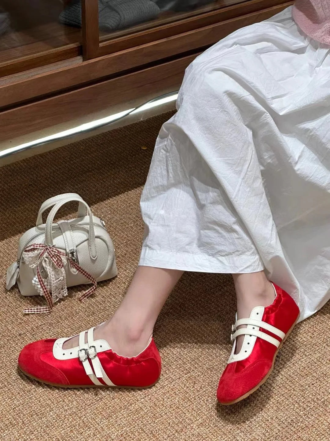 Flats Sports Shoes Sneakers Casual Shallow Loafers Shoes Walking Ballet Trend Sneakers
