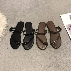 Rubber Flip Flops Shoes Low Hawaiian Fabric Rome PU Hoof Heels Shoes Rubber Flip Flops Low Hawaiian Rome Fabric PU Hoof