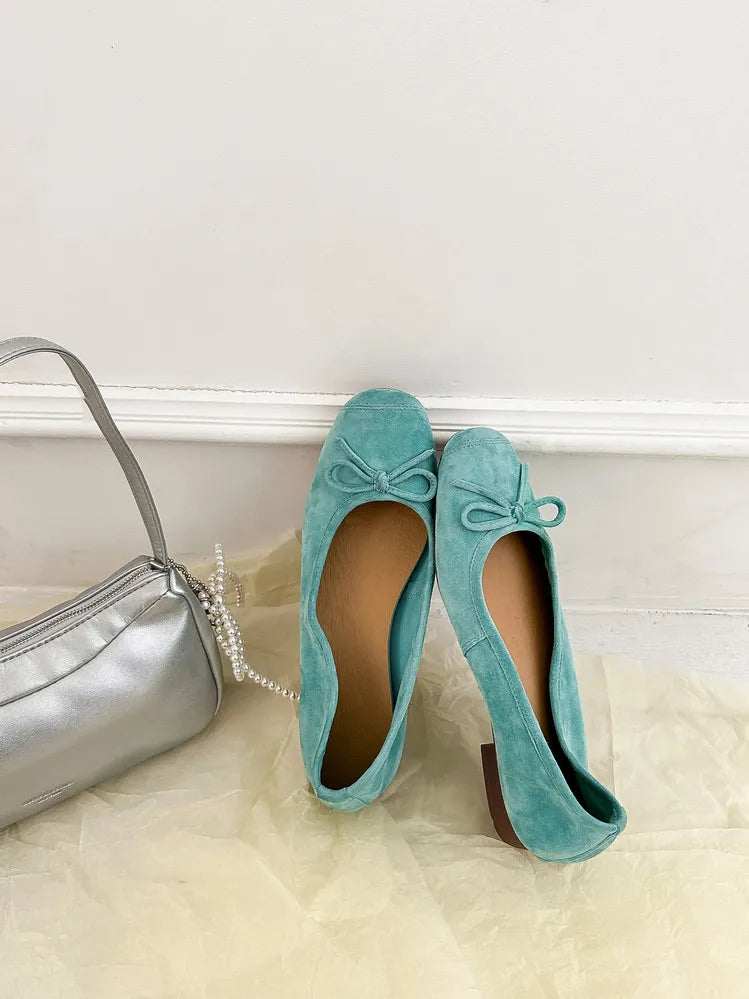 and ballet flat shoes work professional leather single shoes shoes ladies