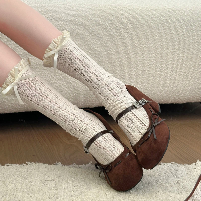 Thick Heel Mary Jane Shoes Rhinestone Buckle Strap Shoes Outdoor Elegant Dress Pumps