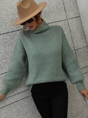 CHESTER KNIT JUMPER - SAGE