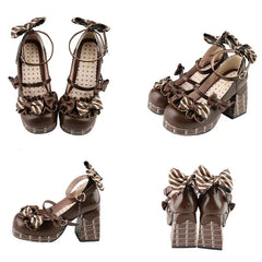 Sweet Girls Lolita High Heels Platform Shoes