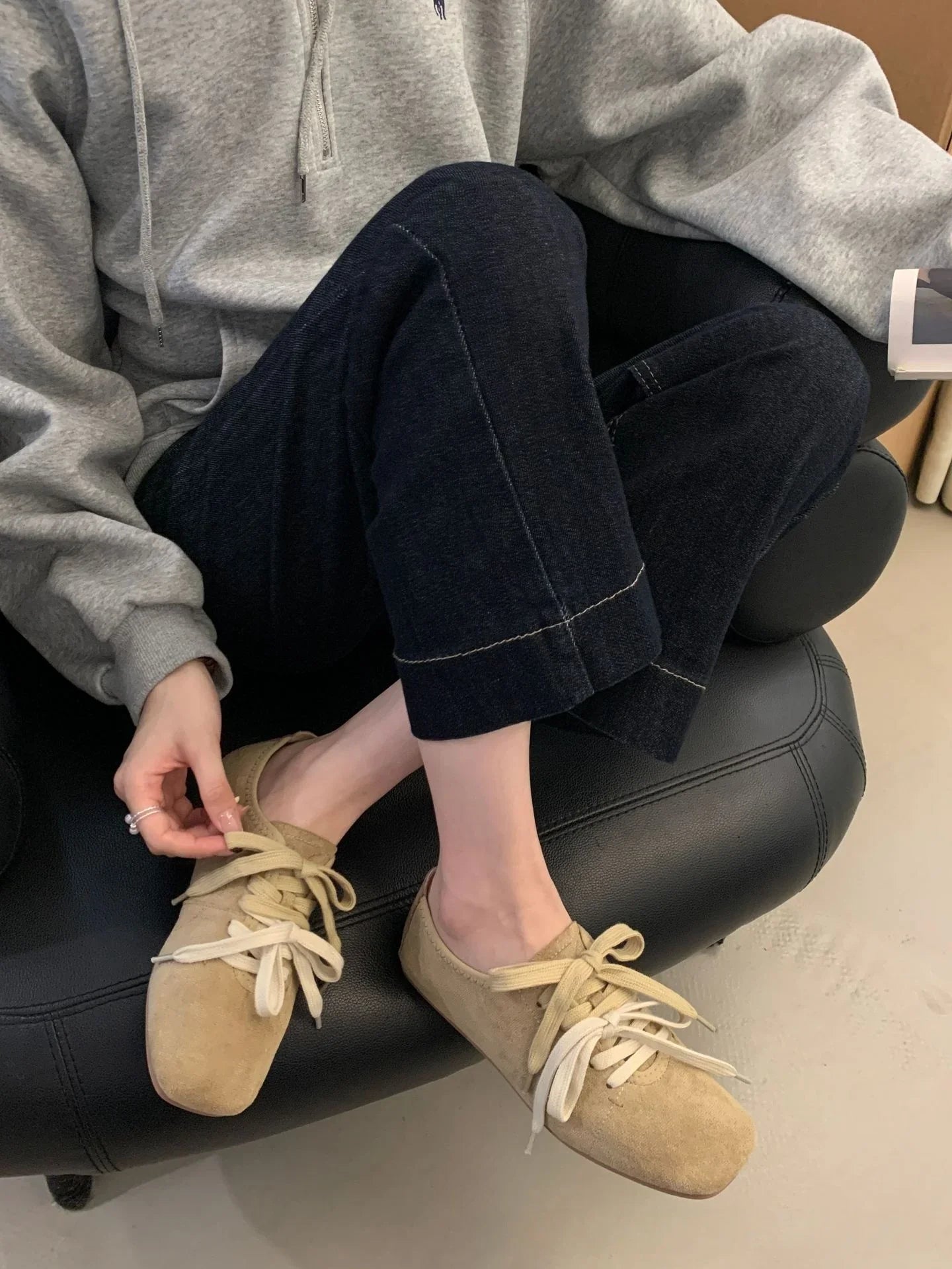 Original Design Training Shoes Flats Student Style Comfortable Soft Sports Shoes Casual Matching Sneakers
