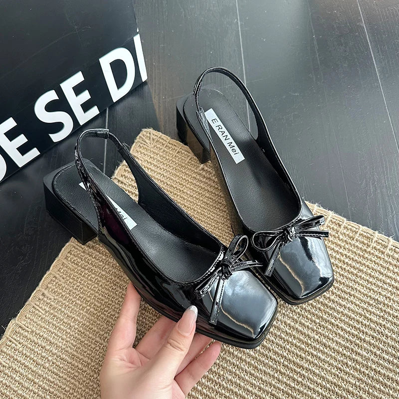 Cover Toe Causal Street Style Dress Singbacks Mules Shoes Zapatos De Mujer