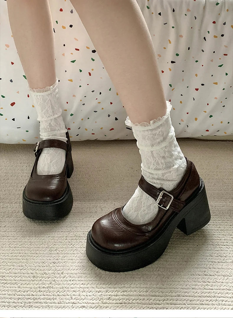 Shoes Woman Comfortable And Elegant All-Match Shallow Mouth Casual Sneakers Round Toe Clogs Platform Flats On Heels R
