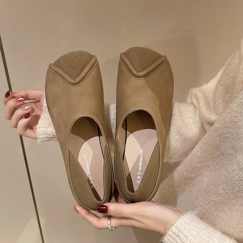 Retro High Top Flats Shoes
