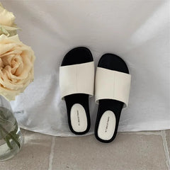 Shoes Slippers Soft Loafers Slides Clogs Woman Comfort Rubber Silver Flat Beach Concise Shoes Silver Ladies' Slip