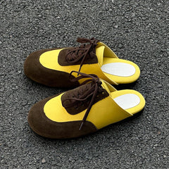 Sport Sneakers Flats Mules Slippers Shoes Woman Lace Up Running Walking Shoes Mujer Zapatos