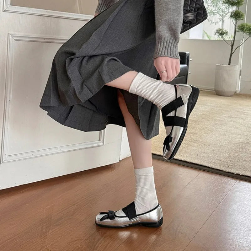 Ballet Flats Shoes Woman Casual Sneakers Sandals Barefoot Ballerina Comfortable Elegant Pumps