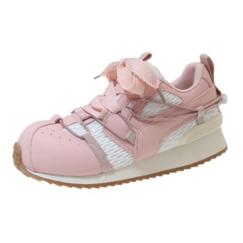 Sneakers Lightweight Non Slip Soft Sole Running Shoes Trend Casual Height Increase Sports Shoes