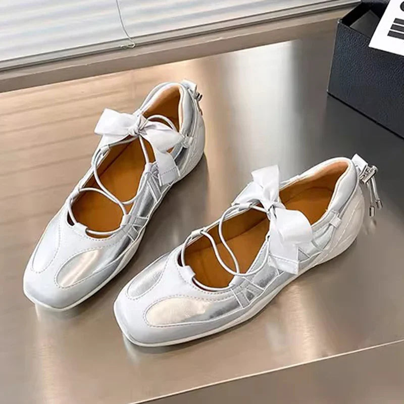 Sport Sneakers Ballet Shoes Flats Sandals Woman Casual Loafers Shoes Trend Running Walking Zapatillas Mujer