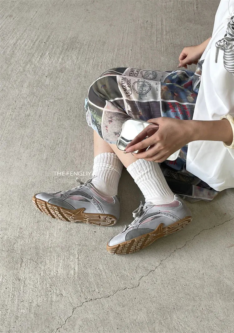 Sports Shoes Breathable Soft-Soled Forrest Gump Shoes Genuine Leather Dad Shoes German Training Shoes