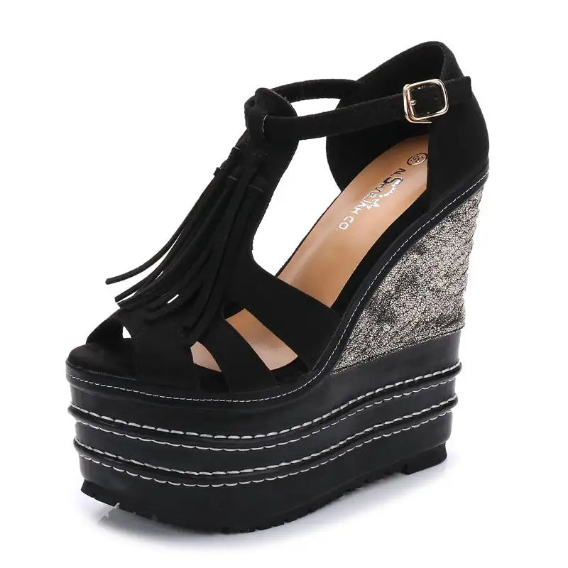 16cm High Heels Sandals shoes Candy Color Shoes