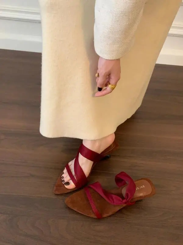 Womens Shoes Open Toe Sandal Clogs Wedge All-Match High Heels Peep Girls Pointed Platform Retr