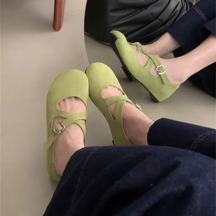 Sport Shoes Casaul Sneakers Flats Woman Loafers Brand Walking Shoes Trend Buckle Zapatos